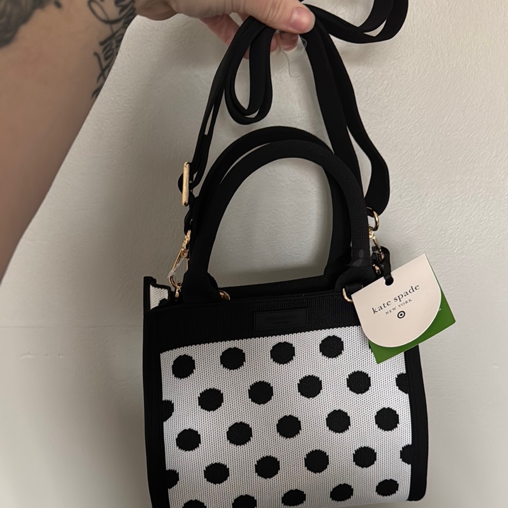 Kate Spade Black and White Polka Dot Women's Bag